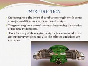 green engine 绿色发动机的工作