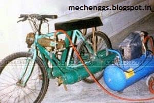 压缩空气自行车