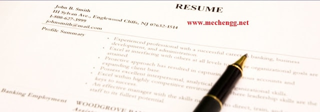 Mechanical Fresher Resume Samples Format (More than 100 pdf )