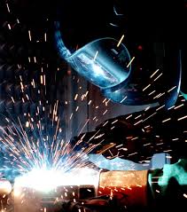 Fig. Gas metal arc welding (MIG welding)