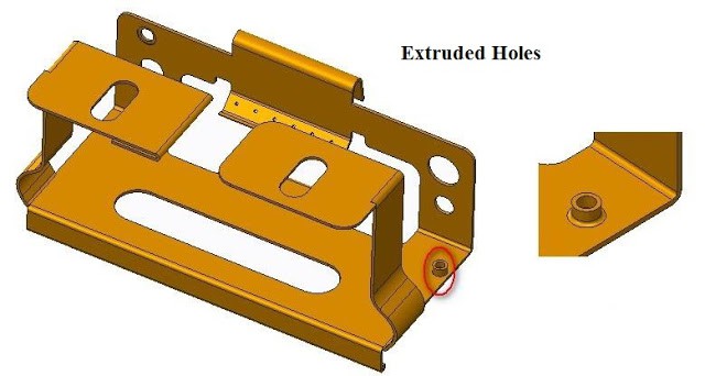 Extrude Cut ,Holes 