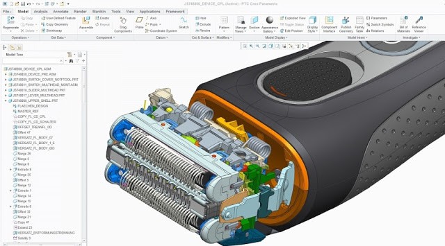 creo assembly example