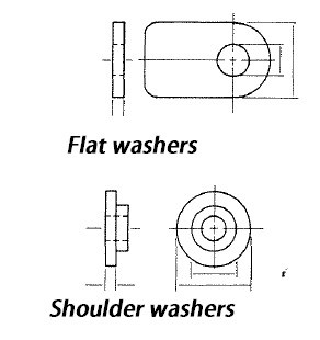 平垫圈Sholder垫圈