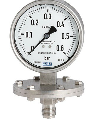Diaphragm pressure gauge