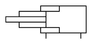 伸缩气缸