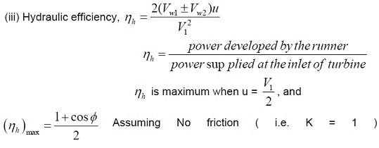 佩尔顿轮的液压效率